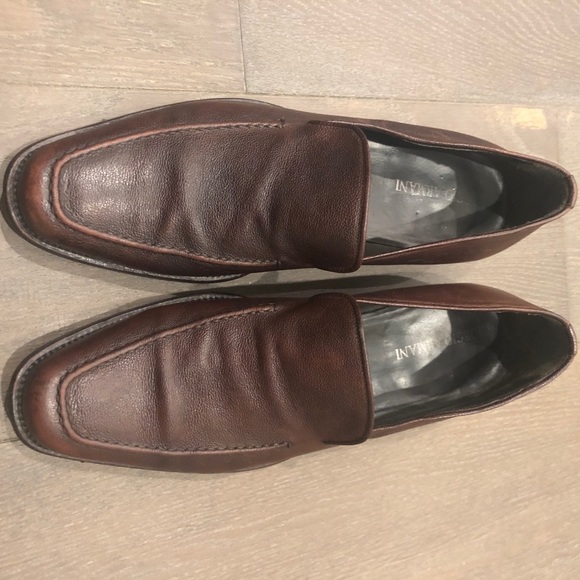 Giorgio Armani Shoes | Giorgio Armani Brown Loafers | Color: Brown | Size: 11 | Pantherella's Closet
